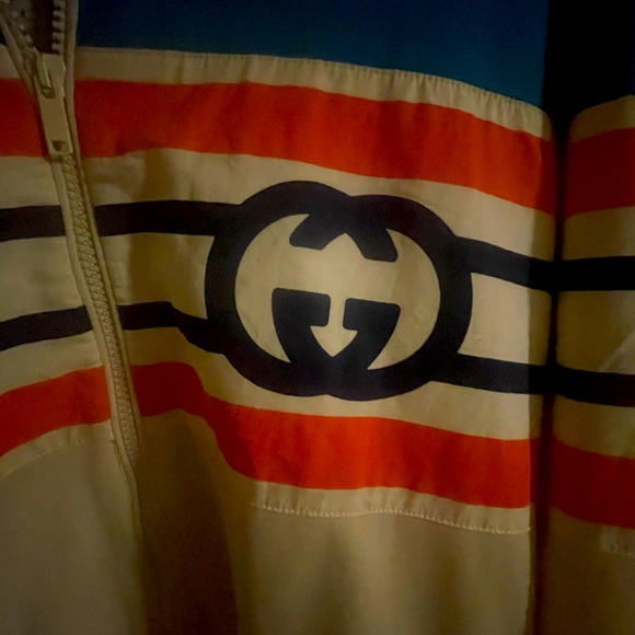 𝐆𝐮𝐜𝐜𝐢 𝐈𝐧𝐭𝐞𝐫𝐥𝐨𝐜𝐤𝐢𝐧𝐠 𝐆 𝐓𝐫𝐚𝐜𝐤 𝐉𝐚𝐜𝐤𝐞𝐭 𝐢𝐧 𝐂𝐫𝐞𝐚𝐦 - Picture 5 of 6